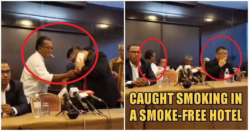 New Melaka State Govt Members Openly Smoke Cigarettes In Smoke-Free Zone Hotel During Conference - WORLD OF BUZZ 2