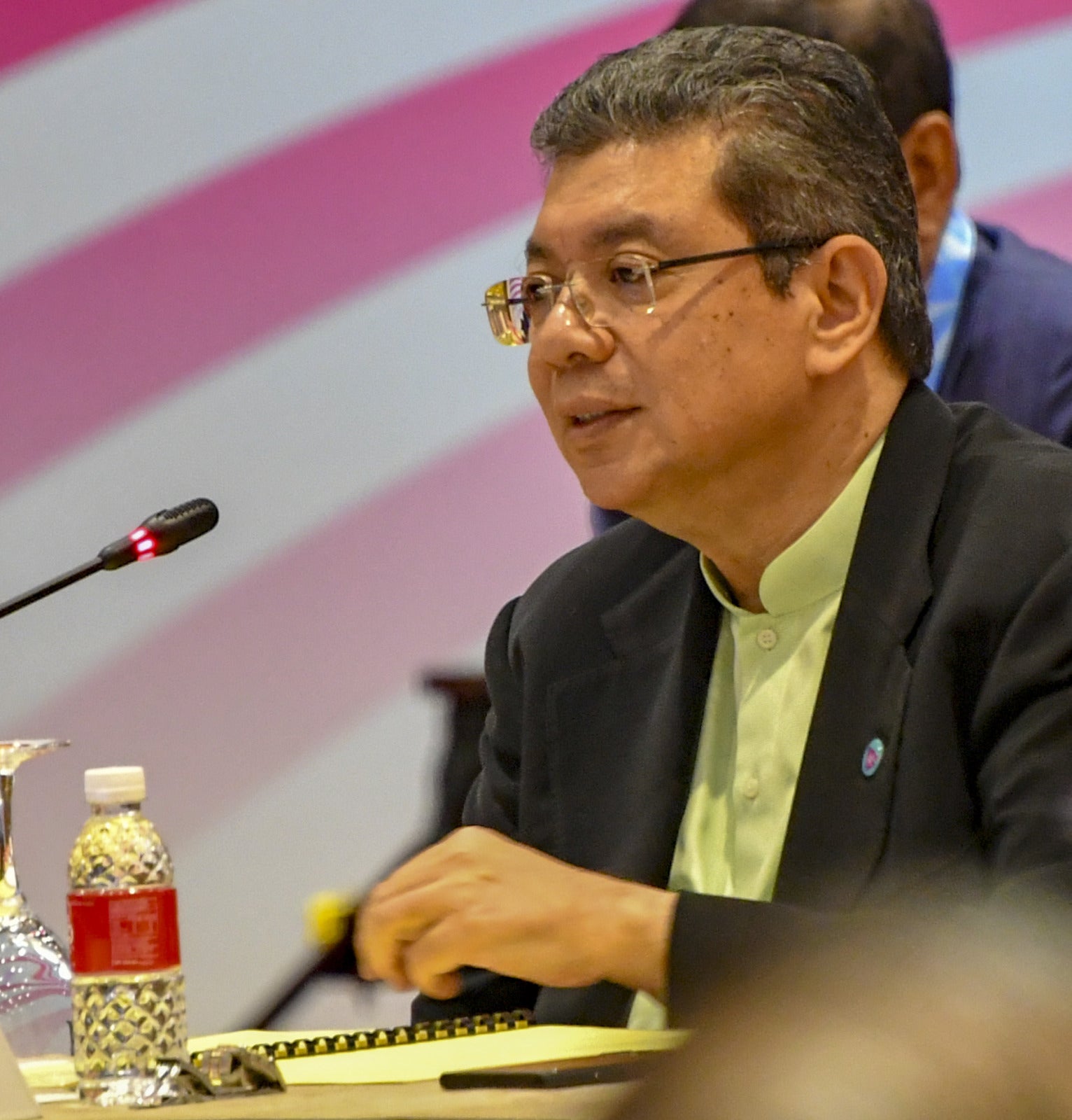 Malaysian Foreign Minister Saifuddin Abdullah delivers his opening remarks 43773674462 cropped