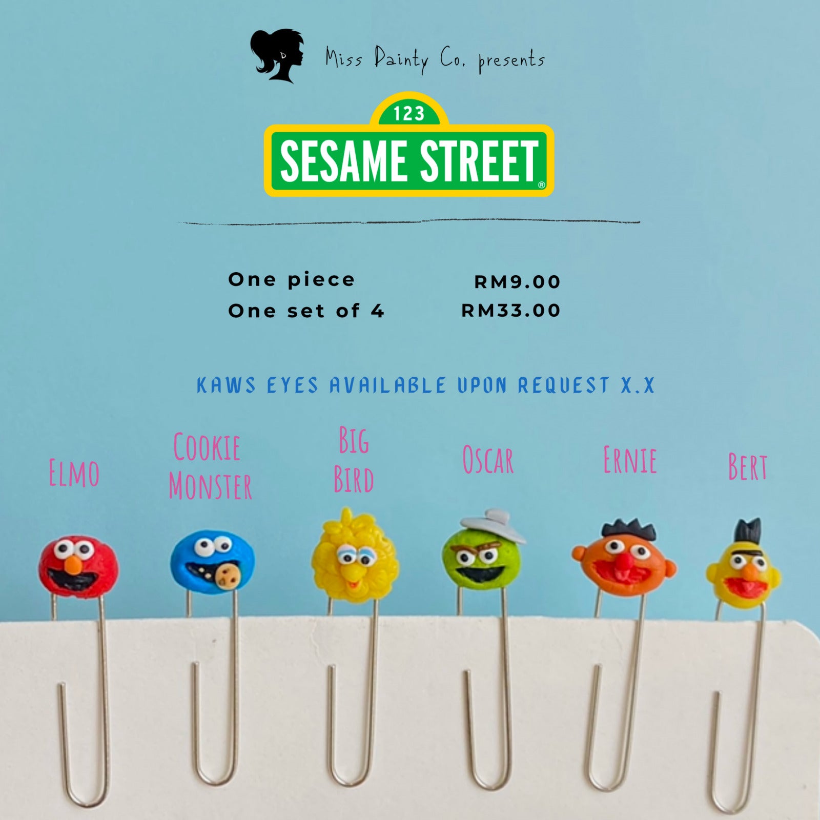 Sesame Street Paper Clips