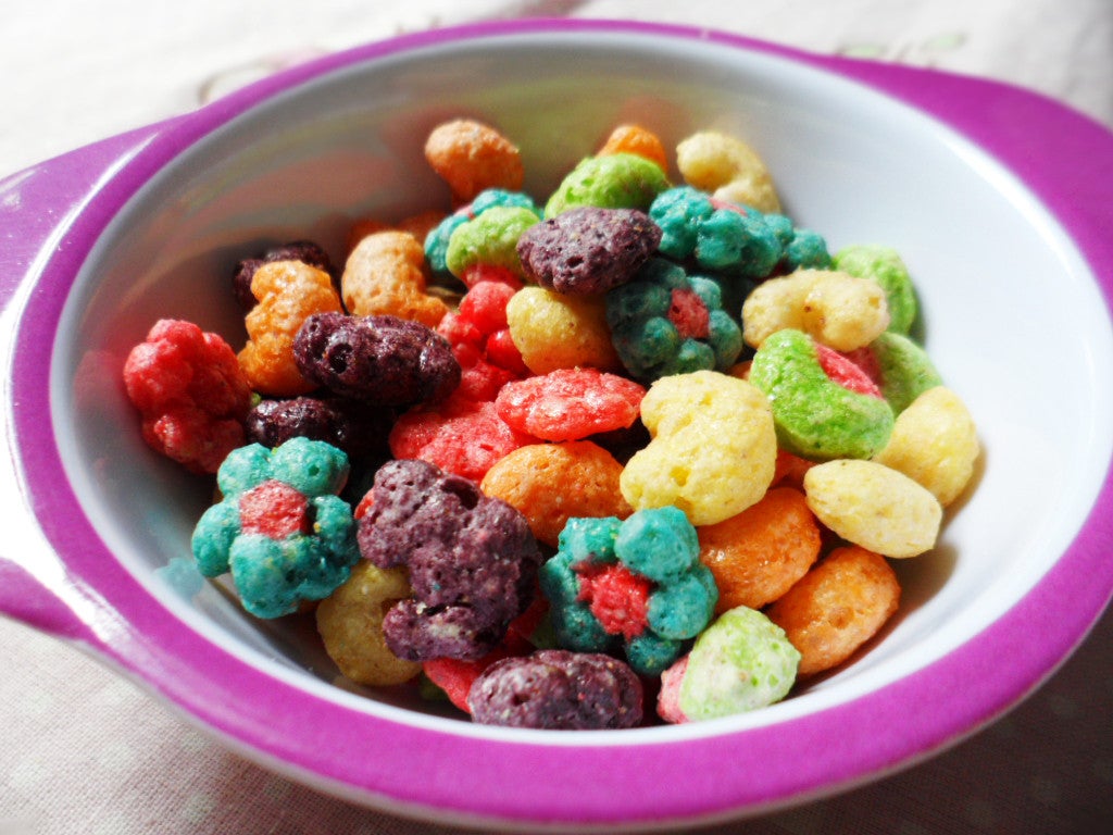 Mini Trix Cereal.