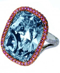 Natural-Fancy-Blue-Gray-Cushion-Cut-Diamond-Ring