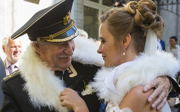 84 Year Old Russian Actor Marries His 24 Year Old Ex-Student And Wants To Start A Family - World Of Buzz