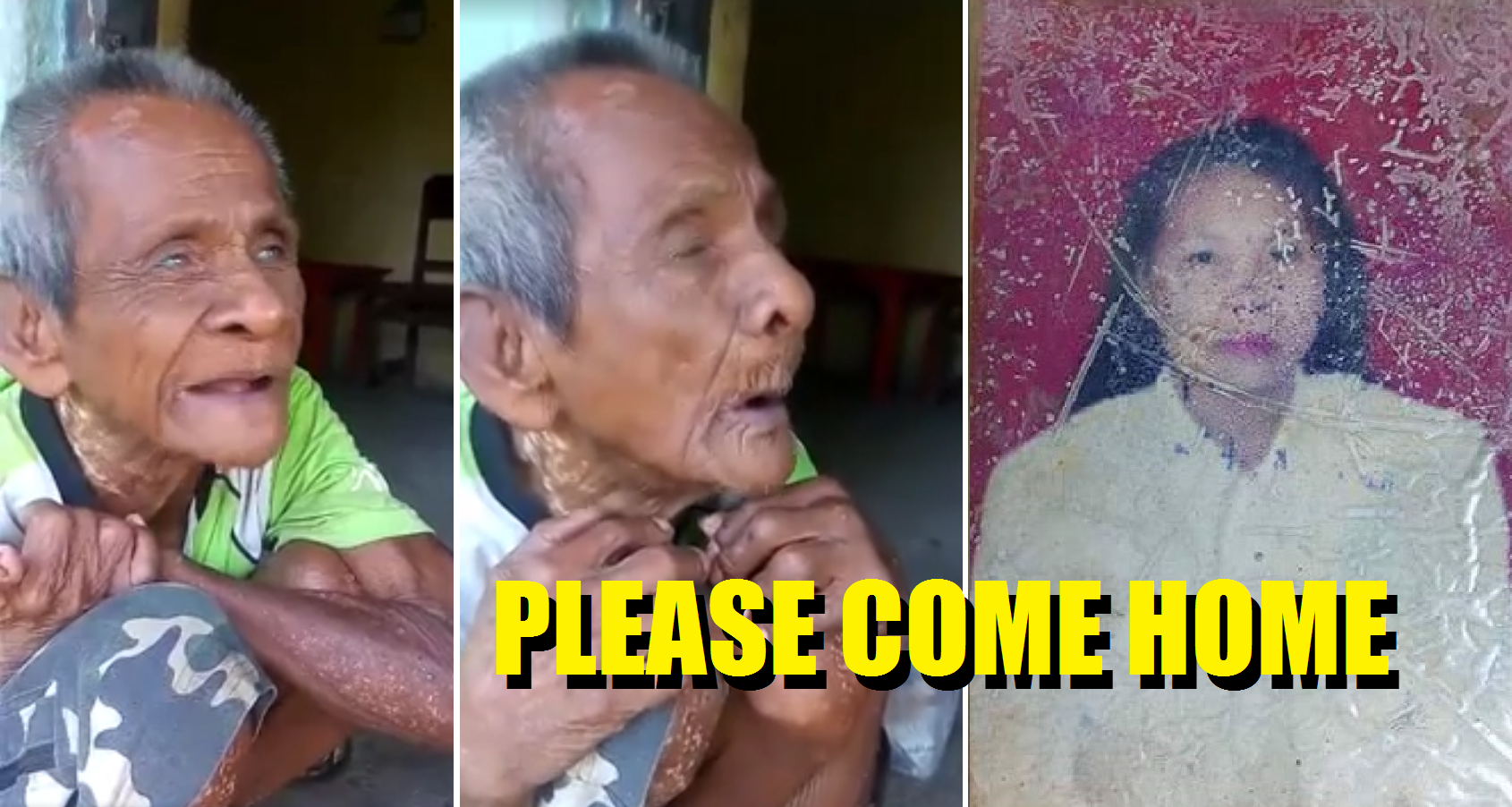 Elderly Man Prays For 21 Years Upon Daughter'S Return After She Left For Malaysia - World Of Buzz