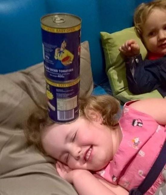 Dads All Around The World Competing Who Can Balance The Most Cheerios On Their Sleeping Todds - World Of Buzz 5
