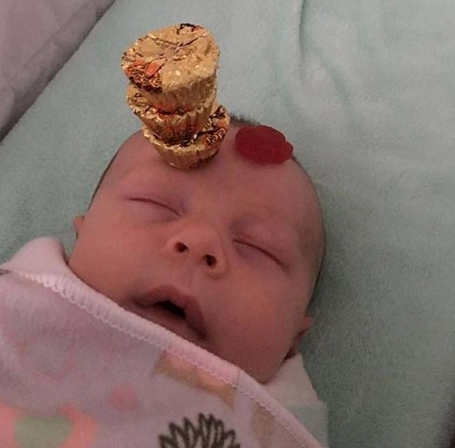 Dads All Around The World Competing Who Can Balance The Most Cheerios On Their Sleeping Todds - World Of Buzz 6