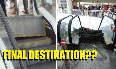 &Quot;I Thought It Was An Earthquake&Quot;, Miri Airport Escalator Collapses. - World Of Buzz 1