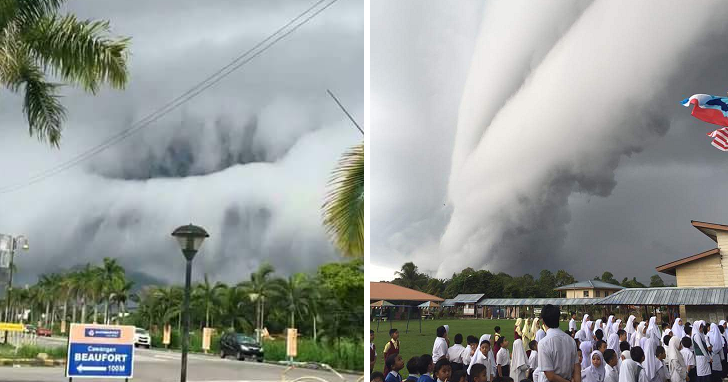 Malaysians Shocked As Tornado-Looking Clouds Appear Overhead - World Of Buzz 1