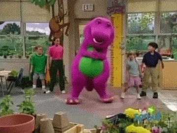 Prank Gone Very Wrong when Teen Traps Herself in Huge Barney Head - World Of Buzz 1