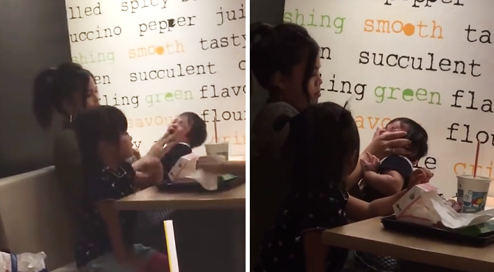 Woman At Mcdonalds Slaps And Stuffs Tissue Into Child'S Mouth To Stop Her From Crying - World Of Buzz 3