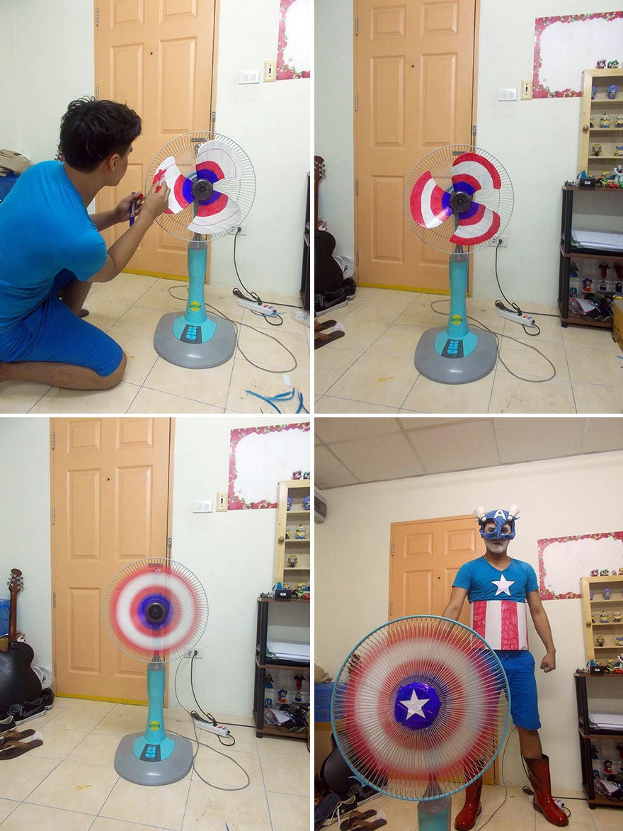Cosplayer From Thailand Entertains With Ridiculously Low-Cost Props - World Of Buzz 19