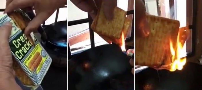Debate On Whether Hup Seng Cream Crackers Contain Flammable Plastic Is Getting Netizens Fired Up - World Of Buzz 4