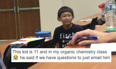Adorable 11 Year Old Offers Chemistry Classmates To Email Him For Help But He Wins The Internet Over With Cuteness Instead - World Of Buzz