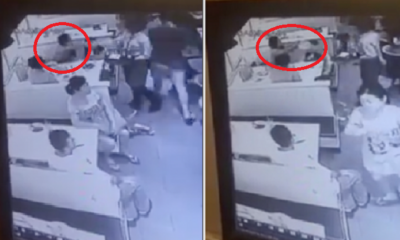 Angry Customer At Kota Kinabalu Restaurant Threw Drinks At Waitress Because Of French Fries - World Of Buzz