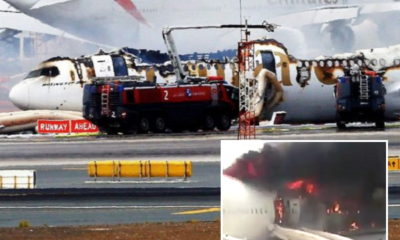 Breaking News: Emirates Plane Crash-Lands At Dubai Airport - World Of Buzz 4
