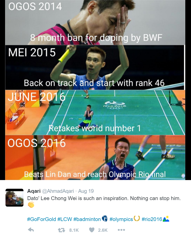 Chong Wei Is "Really Sorry To Disappoint" Malaysians But We Couldn't Be More Proud Of Him! - World Of Buzz 1