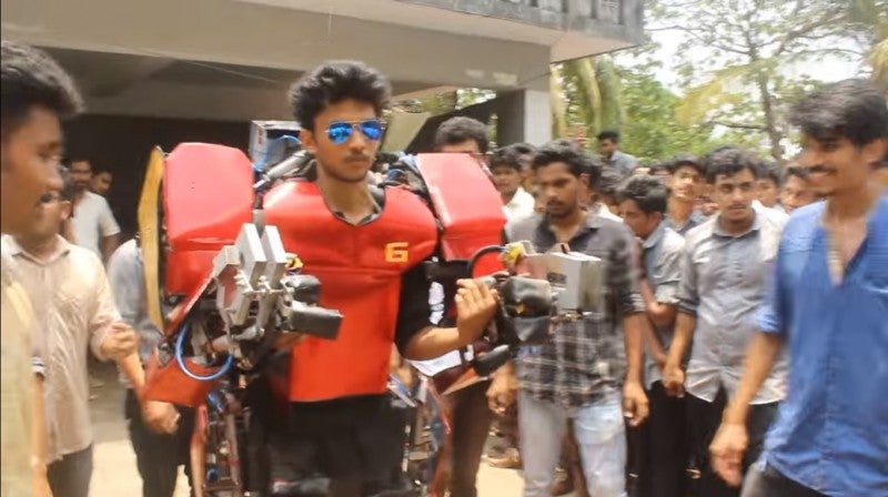 Indian Tony Stark Creates Iron Man Suit - World Of Buzz