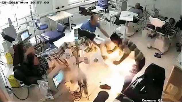 Video Shows Dialysis Patient Calmly Pouring Petrol And Setting Ward On Fire, Killing Three Patients Allegedly As Revenge - World Of Buzz