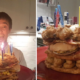 When Cake Isn'T Good Enough: Australian Guy Creates 54,000 Calorie Fast-Food Birthday Cake Of Nuggets, Pizza And Cheesburgers - World Of Buzz