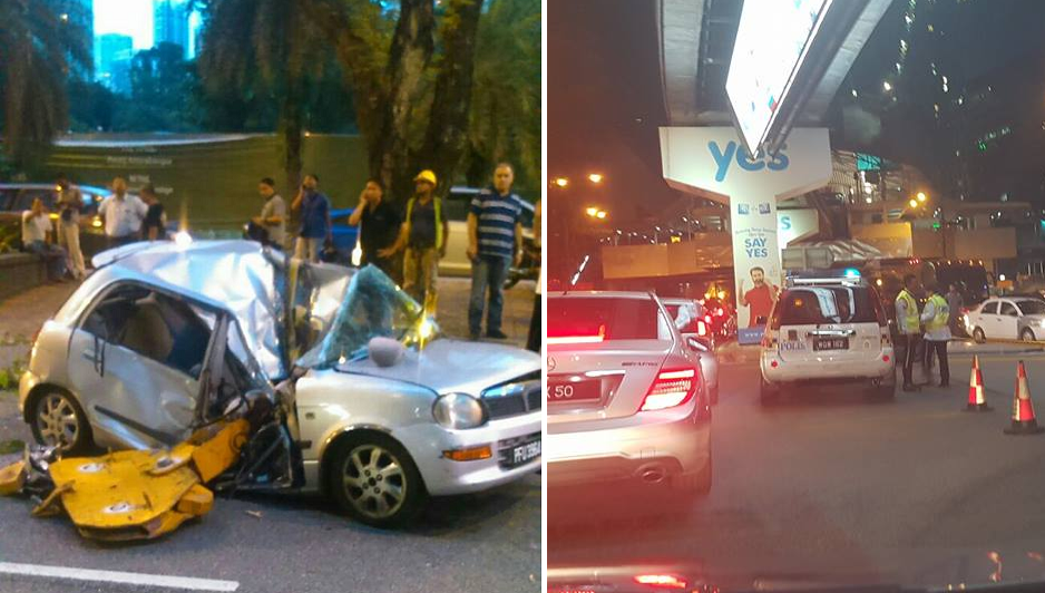 Woman killed at Bukit Bintang when Part of Crane falls on her car - World Of Buzz 1