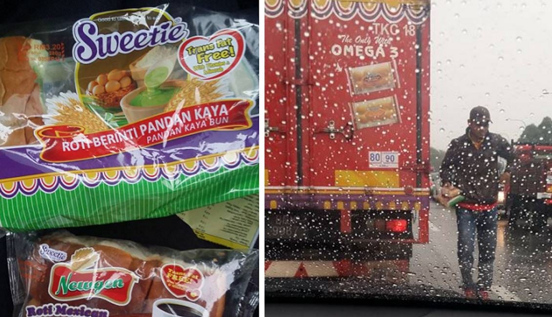 Bread Truck Gives Bread To Mother Whose Child Was Hungry Whilst Caught In Traffic - World Of Buzz 1