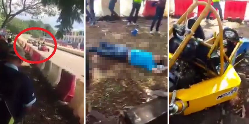 Horrifying Malaysian 'Final Destination' Moment As Go-Kart Lost Control, Killing Spectating Dad &Amp; Child - World Of Buzz 1