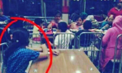 Domestic Worker Put At Different Table While Family Feasts In A Restaurant, Netizens Are Extremely Upset About This Abuse - World Of Buzz