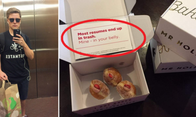 Fearless Marketer Proves His &Quot;Salt&Quot; By Hiding His Resume In Doughnut Boxes To Land A Job In A Prestigious Tech Company - World Of Buzz 4