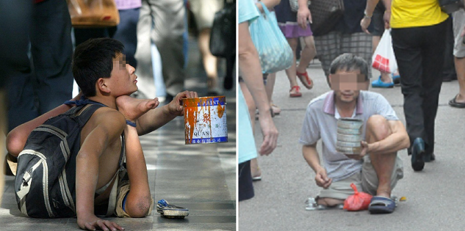 Foreign Cripples Brought In By Chinese Gang To Beg On The Streets Of Malaysia - World Of Buzz 1