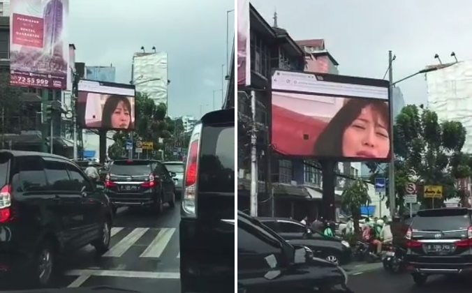 Japanese Porn Broadcasted On Jakarta Led Video Screen Causes Massive Traffic Jam - World Of Buzz 2