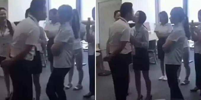 Man Kisses His Female Employees Everyday To Boost &Quot;Morale&Quot; - World Of Buzz 1