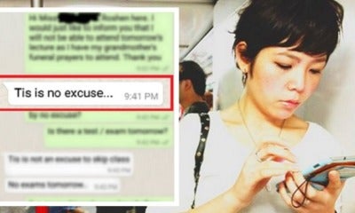 M'Sian Student Skips Class Because Of Grandma'S Funeral, Teacher Says &Quot;It'S Not An Excuse&Quot; - World Of Buzz 1