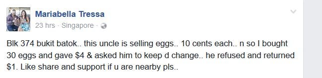 This Singaporean Uncle Is Selling Eggs At Bukit Batok For Just RM0.30 A Pop. - World Of Buzz