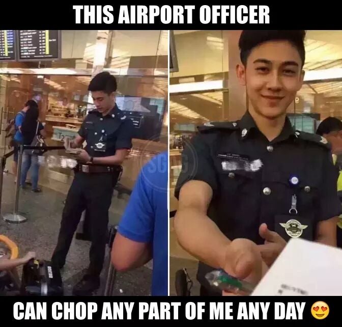 WANTED person: Cute Singaporean Airport Officer - World Of Buzz