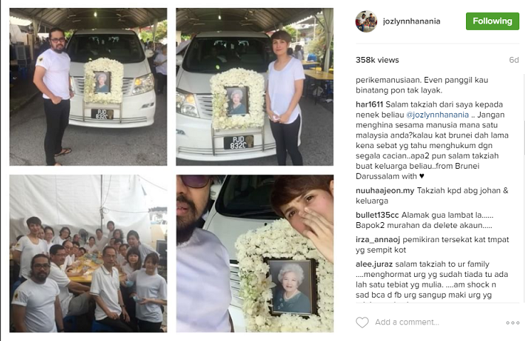 Johan And His Wife Pay Last Respects To Chinese Grandma, Criticized By Netizens - World Of Buzz