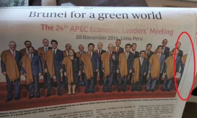 Najib Razak Cropped Out Of The Picture By Bruneian Paper - World Of Buzz 4