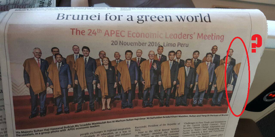 Najib Razak Cropped Out Of The Picture By Bruneian Paper - World Of Buzz 4