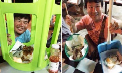 People Are Weirdly Eating Food Out Of Household Items In This Thai Stall - World Of Buzz 2