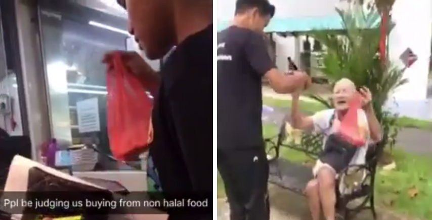Malay Singaporean Gets Judged For Buying Non Halal Food But It Wasn T What It Seemed World Of Buzz