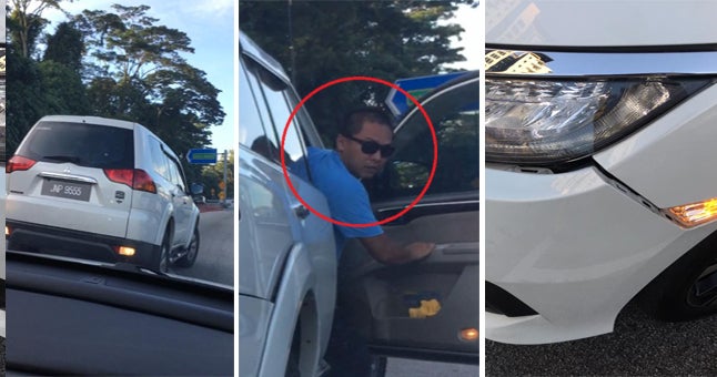 Angry Guy Reversed Into A Lady'S Car In The Middle Of Road - World Of Buzz 9