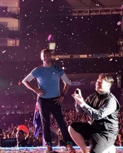 Coldplay Stops Concert for Heartfelt Marriage Proposal on Stage - World Of Buzz
