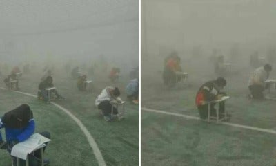 Crazy Principal In China Forces Students To Take Exam Outdoors In The Haze - World Of Buzz