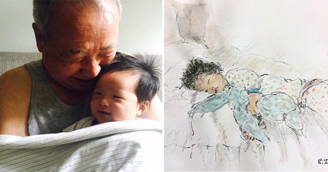 Grandpa Share Drawings On Instagram For Grandkids 17700Km Away - World Of Buzz 5