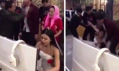 Groom Had Drag His Bride Away From The Computer To Attend Their Own Wedding - World Of Buzz