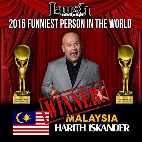 Harith Iskander Wins Title For Funniest Person In The World - World Of Buzz