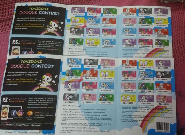 Iconic tokidoki Planner x Notebooks Are Now Redeemable For FREE In Malaysia's 7-Eleven - World Of Buzz 2