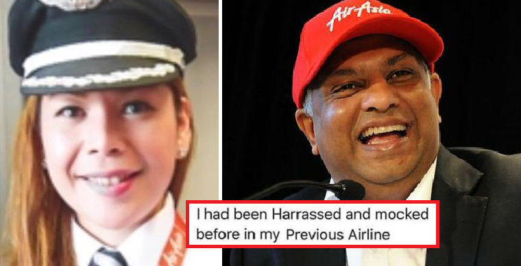 Lady Pilot Previously Mocked For Her Gender Sincerely Thanks Tony Fernandes - World Of Buzz 2