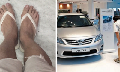 Malaysian Man Wears Singlet And Slippers To Car Showroom, Gets Denied Service - World Of Buzz