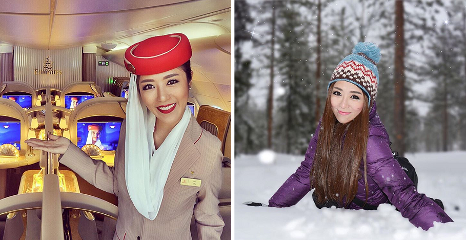 Netizens Exposed Famous Thai Air Hostess Photoshoping Herself To Gain Followers - World Of Buzz