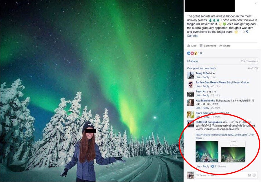 Netizens Exposed Famous Thai Air Hostness Photoshopping Herself To Gain Followers - World Of Buzz 2