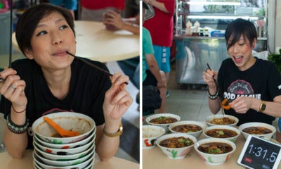 Petite S'Porean Flight Attendant Devours Eight Bowls Of Soup Noodles In One Go - World Of Buzz 7